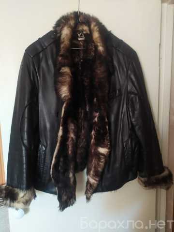 Продам: мужскую кожаную куртку на меху