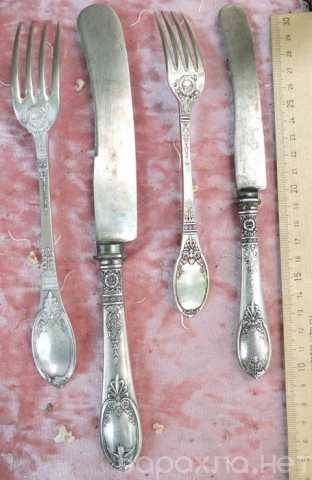 Продам: царские серебряные 2 вилки и 2 ножа, сер