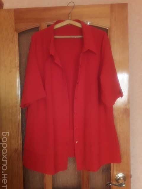 Продам: Блузка-пиджак р-р 56-58, красный