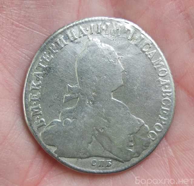Продам: серебряный рубль 1774 года, Екатерина 2