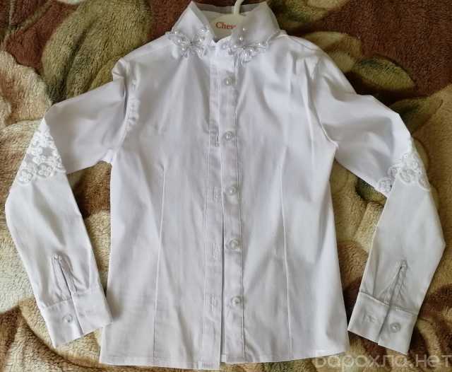 Продам: Блузка школьная белая с длинным рукавом