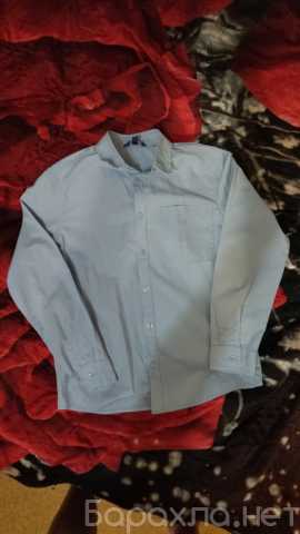 Продам: Рубашка школьная, голубая, размер 146