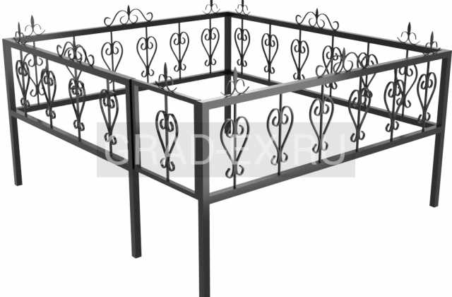 Продам: металлические ограды для могил