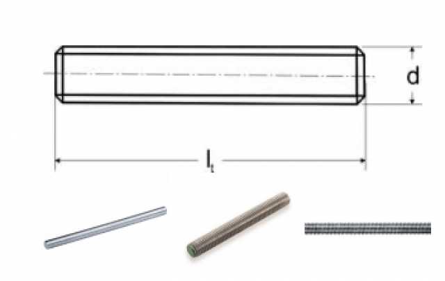 Продам: шпилька полнорезьбовая din 975