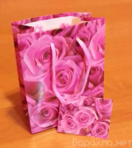 Продам: Пакет подарочный розовые розы