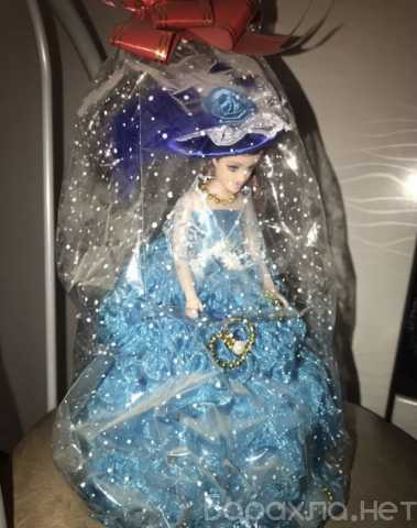 Продам: шикарная кукла в синем платье
