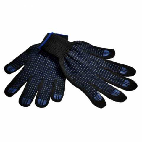 Продам: Перчатки вязаные с ПВХ 6 ниток черные