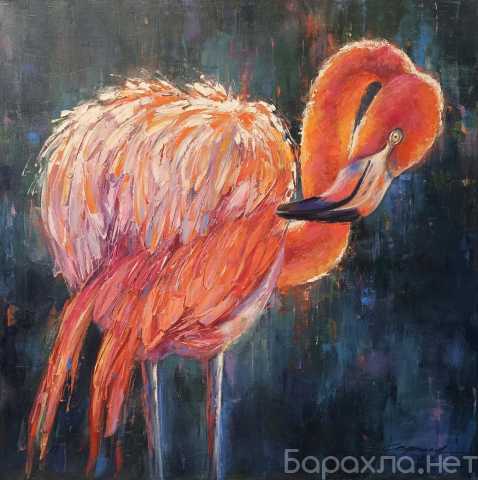 Продам: Картина маслом "Фламинго" 60*60 см