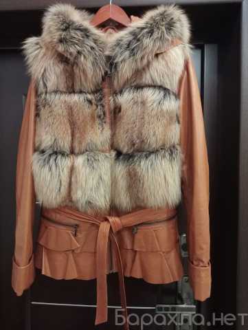 Продам: Куртка женская кожаная с мехом