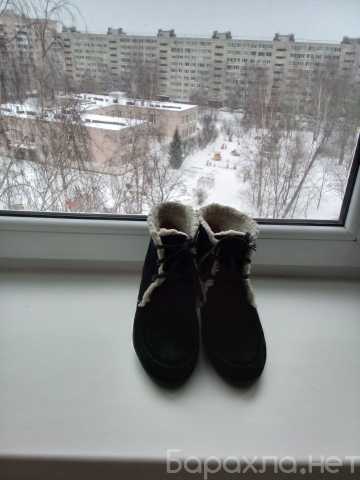 Продам: Замшевые ботинки зимние 38 р