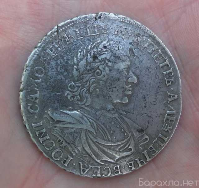 Продам: серебряный рубль 1719 год , IL , Пётр 1