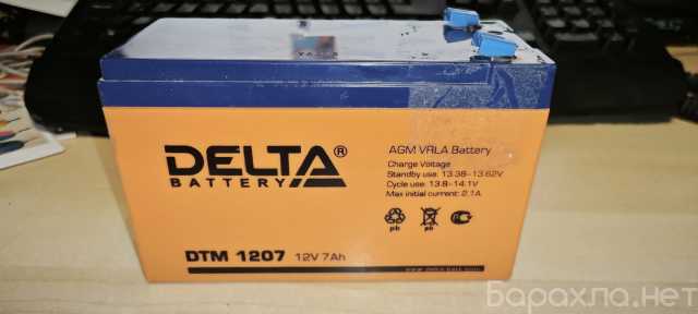 Продам: Аккумулятор Delta DTM 1207
