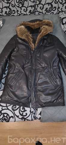 Продам: Мужская куртка из кожи 52 размер