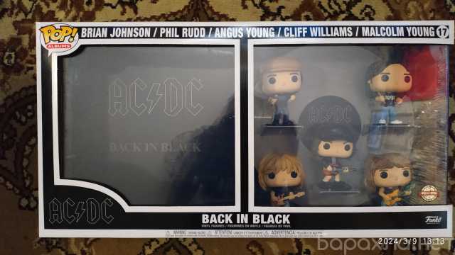 Продам: Funco Pop Albums: AC/DC "Back In Black"
