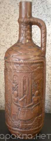 Продам: Глиняная декоративная бутылка 1 литр