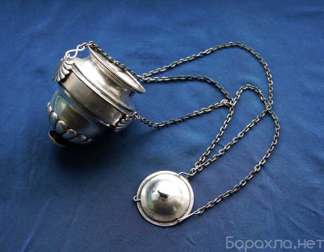 Продам: Старинная серебряная лампада. Ампир