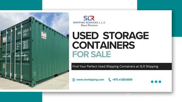 Предложение: Explore Our Used Storage Containers