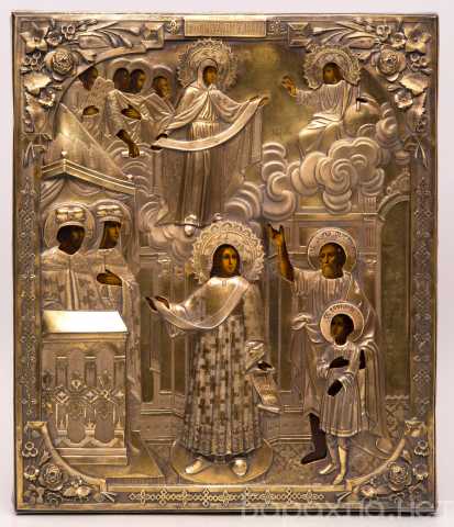 Продам: Икона "Покров Пресвятой Богородицы".1871