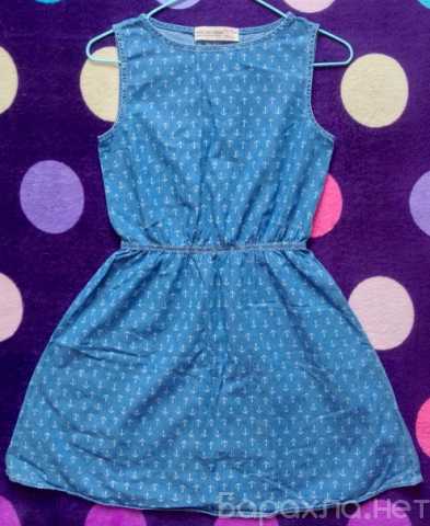 Продам: Платье синее на девочку 152 новое