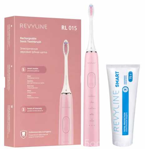 Продам: Набор звуковая щетка Revyline RL015 Pink