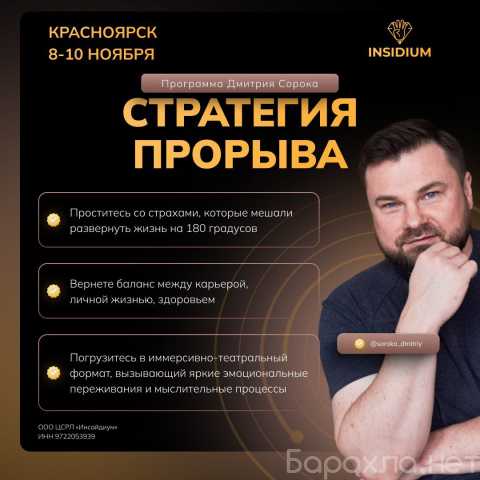 Предложение: Стратегия прорыва. Программа Дмитрия Сор