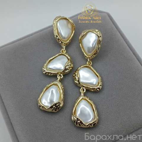 Продам: Серьги Pearl Fleuve Gold