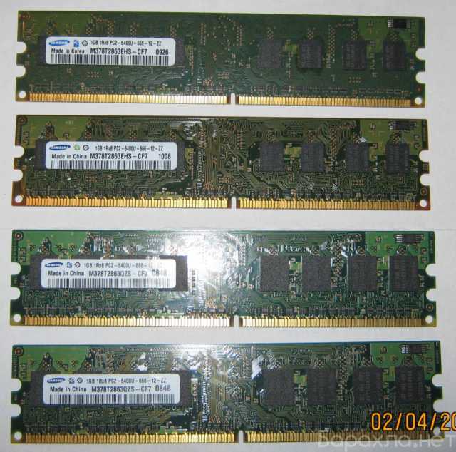 Продам: Планки памяти Samsung DDR2 1GB