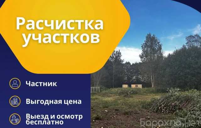 Предложение: уборка дачного участка, спил деревьев