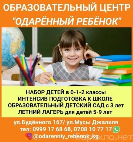 Предложение: Образовательный центр "Одарённый ребёнок