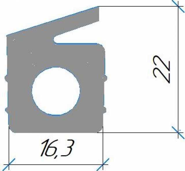 Продам: Уплотнитель крышки Hualian 16x22мм