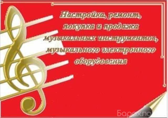 Предложение: Ремонт музыкальных инструментов