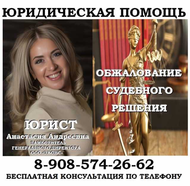 Предложение: Юрист обжалует решение суда