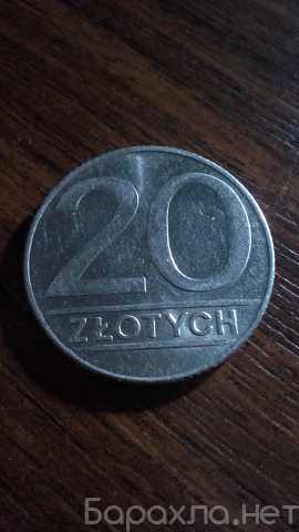 Продам: Польша 20 злотых