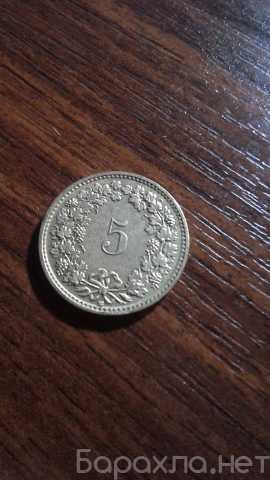 Продам: Швейцария 5 рапеннов