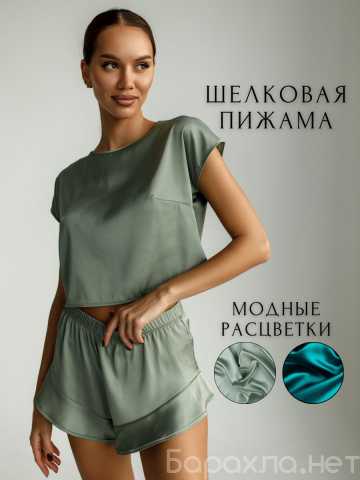 Продам: Пижама шелковая с шортами и топом на WB