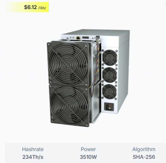 Продам: Bitmain Antminer S21 Pro 234Th SHA256BTC