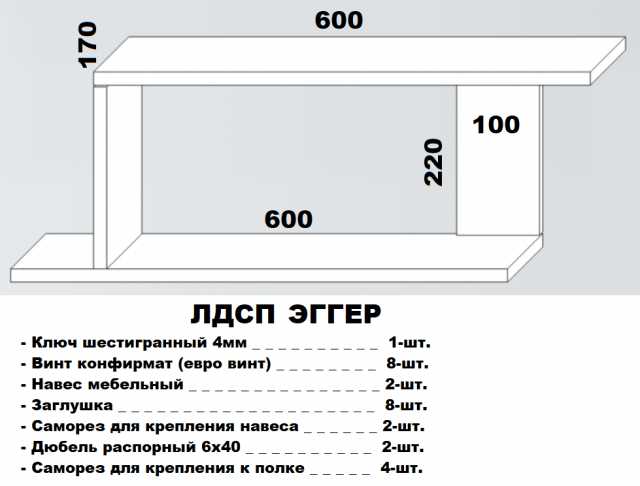 Продам: Полка настенная белая