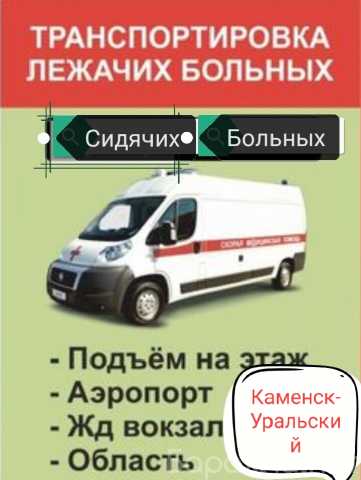 Предложение: Перевозка маломобильных людей