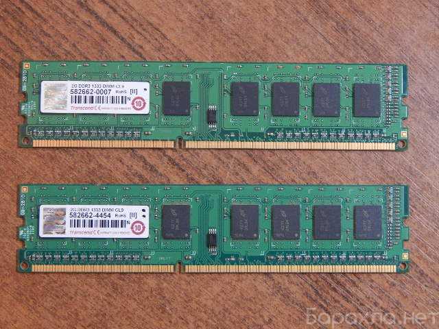 Продам: Планки оперативной памяти по 2 gb(2 шт)