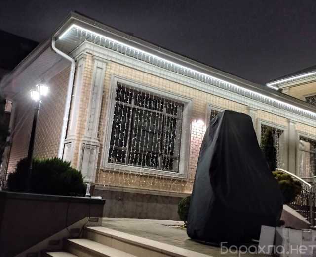 Предложение: Контурная подсветка домов гибким неоном