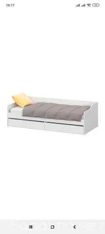 Продам: Кровать белая 80/200 б/у отл.состояние