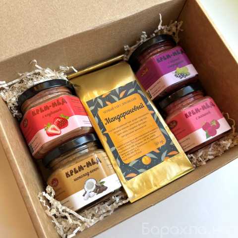Продам: Новогодний бокс с чаем и медом-суфле