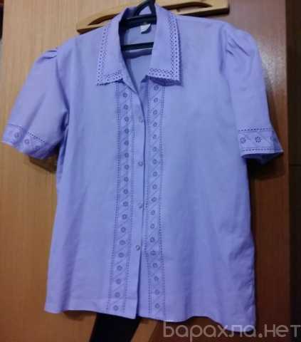 Продам: блузка сиреневая с коротким рукавом XL