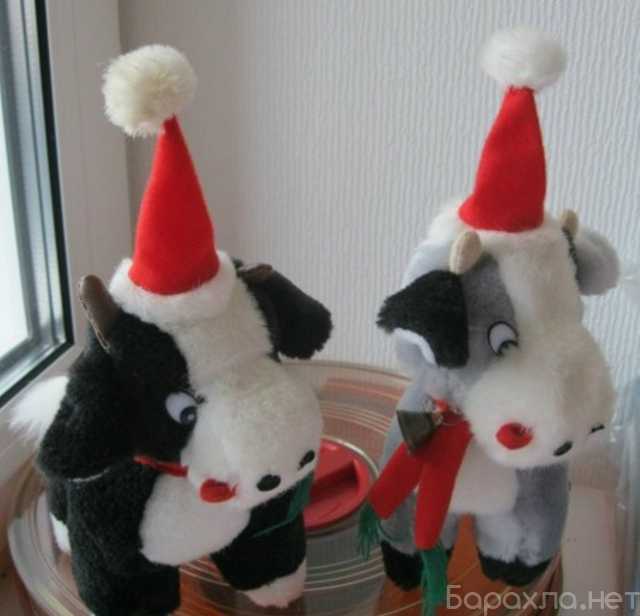 Продам: мягкая игрушка бычок чёрный и серый