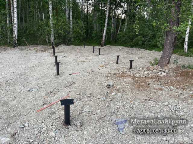 Продам: Винтовые сваи для фундамента бани