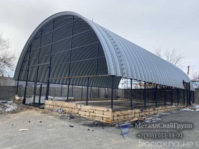 Продам: Фундамент для ангара на винтовых сваях