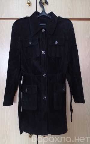 Продам: Женское пальто, натуральная замша и кожа