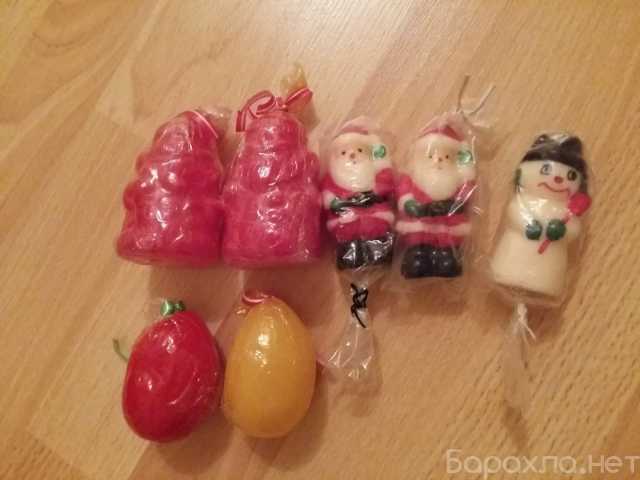 Продам: свечи праздничные дед мороз снеговик яйц