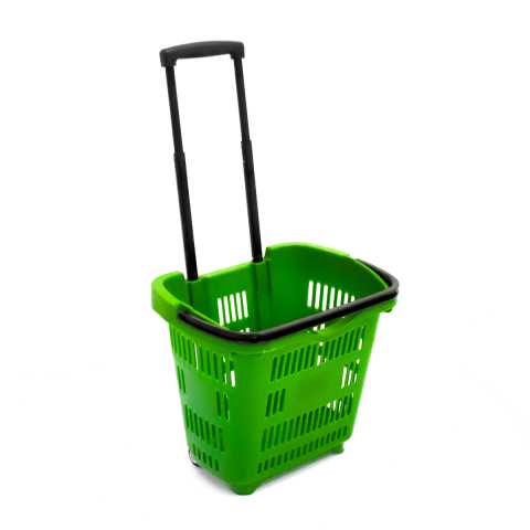 Продам: Корзина-тележка пластиковая с выдвижной