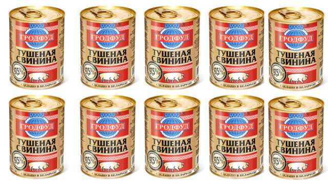 Продам: свинина тушеная "гродфуд" ГОСТ вс 338гр